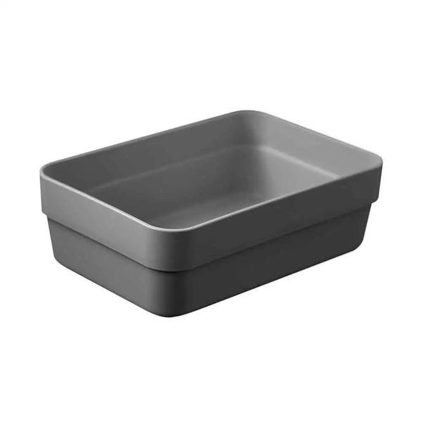 Organizador de Gavetas Martiplast Logic Plástico Cinza P 11,45x16,95x5,55cm Organizador de Gavetas Martiplast Logic Plástico Cinza P 11,45x16,95x5,55cm