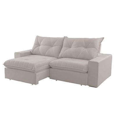 Sofá Hall Veludo Dois Módulos De 100m B25cm Meu Sofá Online B026 Veludo Prata
