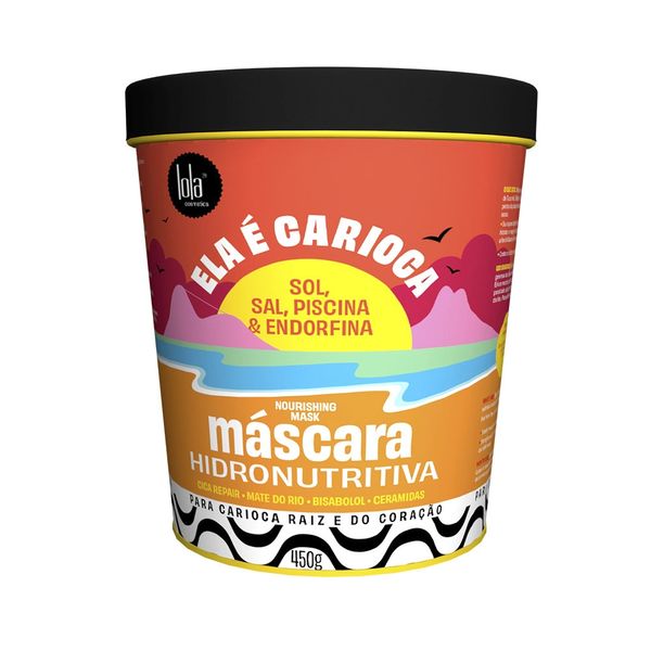 Máscara Hidronutritiva Ela é Carioca Lola Cosmetics 450g Máscara Hidronutritiva Ela é Carioca Lola Cosmetics 450g
