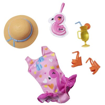 Kit de Roupas e Acessórios para Vestir sua Barbie com 5 Peças - Item Sortido