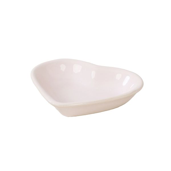 Petisqueira em Cerâmica Haus Decorato Coração Rosa 14,6x2,6cm