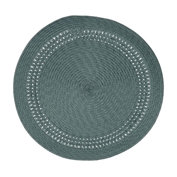 Jogo Americano Flor Arte Luna em Polipropileno Verde 38cm 1 Peça