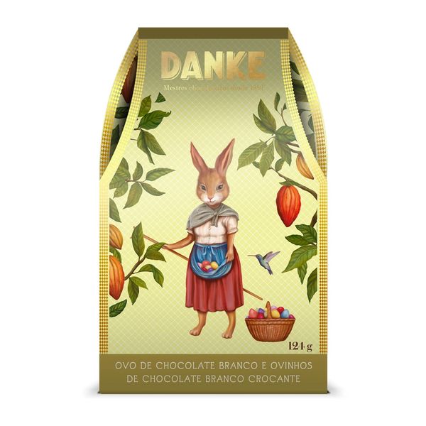 Ovo de Páscoa Danke P23 Branco 124g