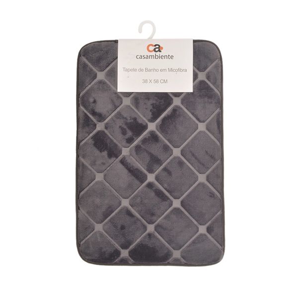 Tapete para Banheiro Casa Ambiente Memory Foam Microfibra 40x60cm - Item Sortido