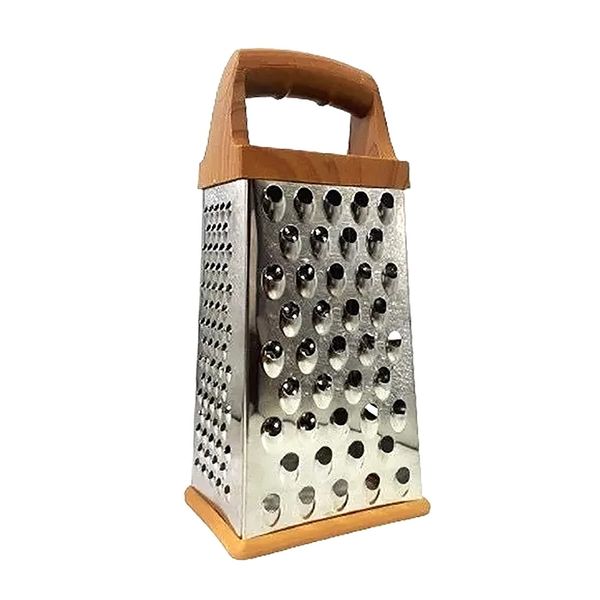 Ralador Universal Casambiente Inox com Madeira com 4 Faces 8cm