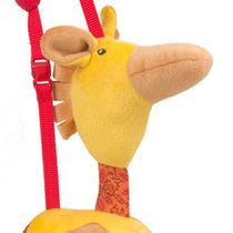 Vamos Passear Girafa - Antialérgico - Amarelo - 36 cm - CAS Brinquedos