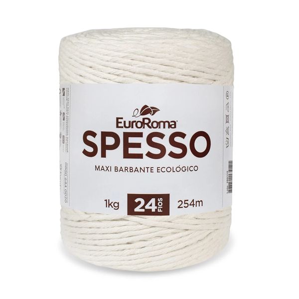 Barbante Spesso Euroroma 4x24 1kg 254m Cru