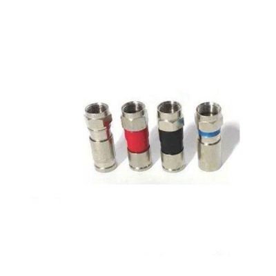 Kit 100 Conector Compressão Rg6