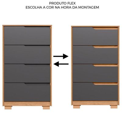 Cômoda 4 Gavetas Usinadas  Sara Freijó/titanium
