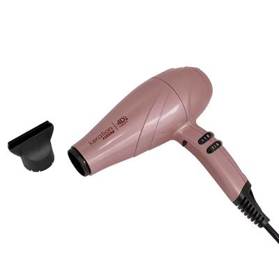 Secador de Cabelos GA.MA Italy Keration 4D Íon Plus 2100W Rose e Preto / Bivolt