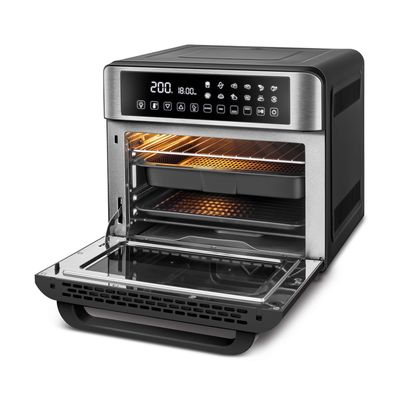 Fritadeira Air Fryer Forno Oven Digital 25L Mondial Preto e Inox 2000W - AFO-25L-BI 127V
