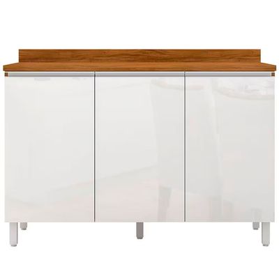 Cozinha Completa Bartira Amazonita com 7 Portas e 3 Prateleiras n/a