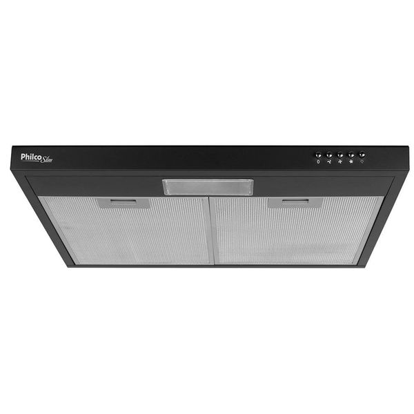Depurador e Exaustor de Ar Philco Slim PDR90P com 3 Velocidades 90 cm Preto / 110V