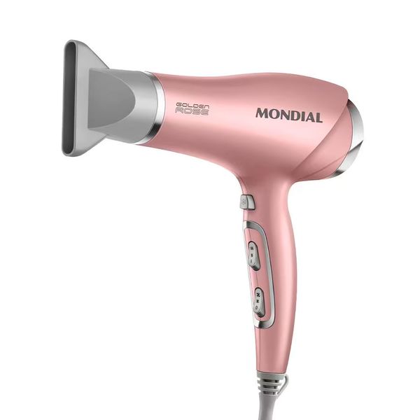 Secador de Cabelos Mondial SC-32 com Tourmaline Íon 2000W Rosê / 220V