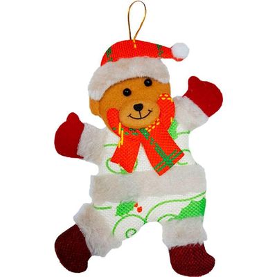 Kit 8 Pendente árvore Natal Noel Rena Urso Boneco Neve 19cm