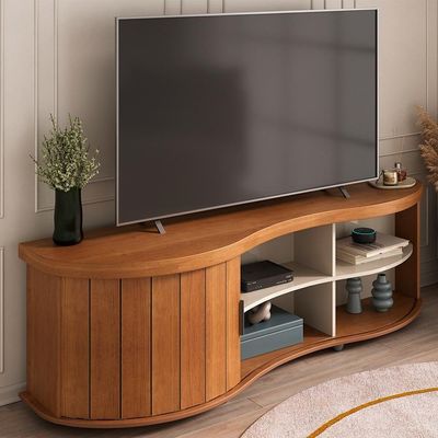 Rack Bancada Tv 75 Pol 180 Cm 4699 Cinamomo Off White Arly Cinamomo Off White