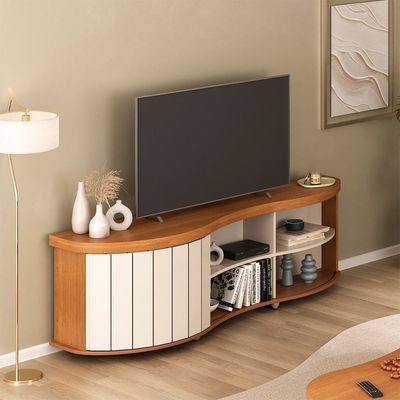 Rack Bancada Tv 75 Pol 180 Cm 4699 Cinamomo Off White Arly Cinamomo Off White