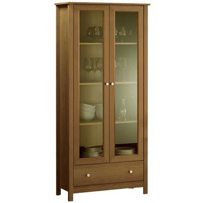 Cristaleira 2 Portas Vidro 1 Gaveta 180x80 Cm E954 Diamond Dtall Diamond