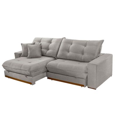 Sofá Duque Dois Módulos De 80cm B25cm A230 Linho Cinza