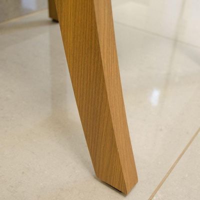 Kit Com 02 Cadeiras De Jantar Milla - Nature - Marrom Amêndoa
