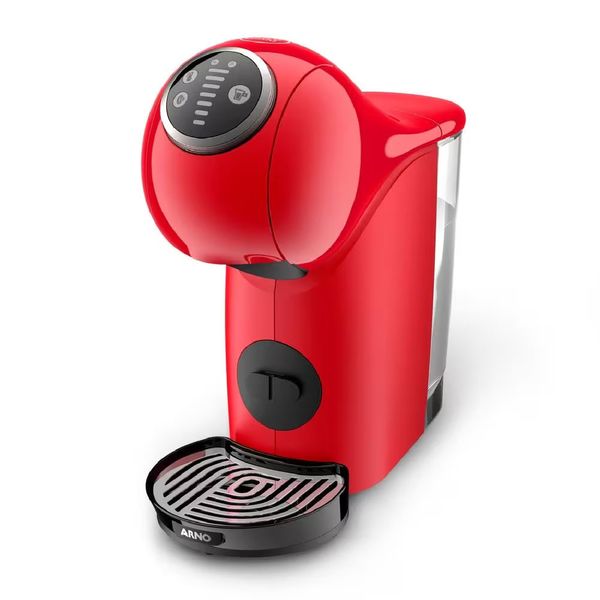 Máquina de Café Arno Nescafé Dolce Gusto Genio S Plus DGS3 Multi bebidas, Digital e Automática Vermelho / 110V