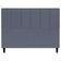 Cabeceira Decorativa Classic Para Cama Queen 160 Cm Suede Cinza Suede
