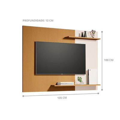 Painel Para Tv San Fernando Nature Off White