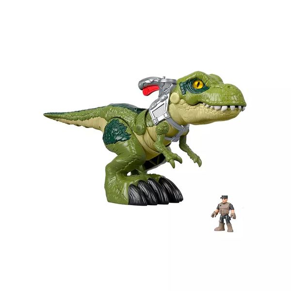 Boneco Imaginext Jurassic World T-Rex Mordida Feroz