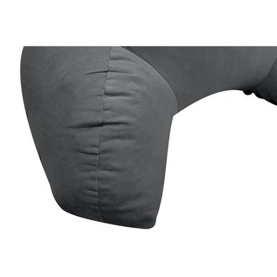 Travesseiro Espuma Dino Veludo Gray (60x50x75) - Ortobom