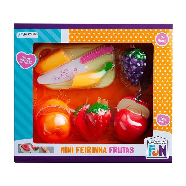 Conjunto Creative Fun Mini Feirinha Frutas Multikids