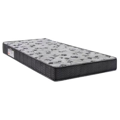 Cama Box Baú Solteiro Suede + Colchão De Espuma D33 - Sereneprime - 88cm Bege