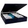 Cama Box Baú King Bipartido Suede Sereneprime Preto 192x203x44