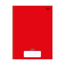 Caderno Brochura Tilibra Capa Dura 1/4 Vermelho 96 Folhas