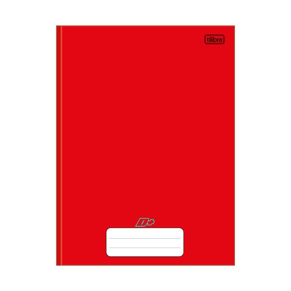 Caderno Brochura Tilibra Capa Dura 1/4 Vermelho 96 Folhas Caderno Brochura Tilibra Capa Dura 1/4 Vermelho 96 Folhas