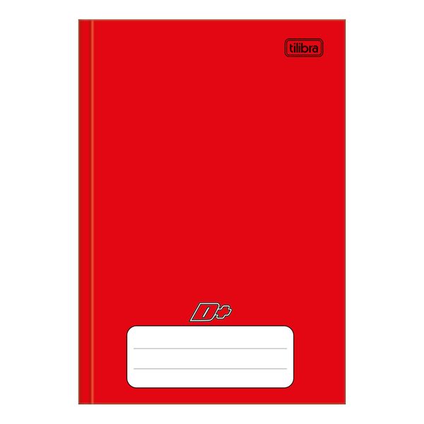 Caderno Brochurão Tilibra Capa Dura Vermelho 96 Folhas