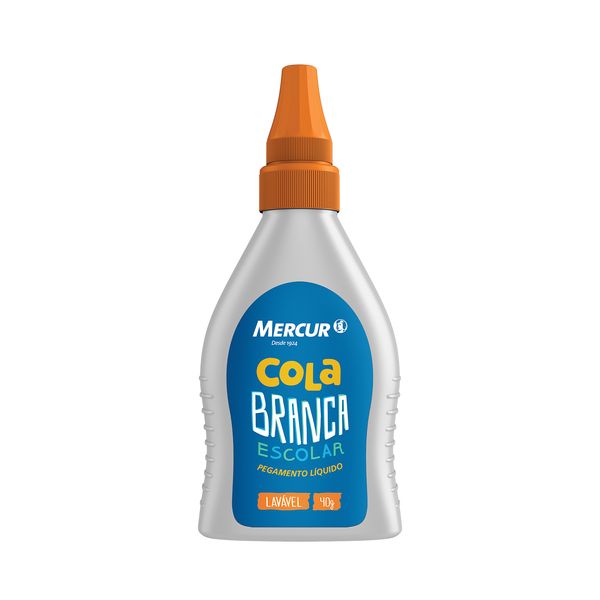 Cola Mercur Lavável Branca 40g