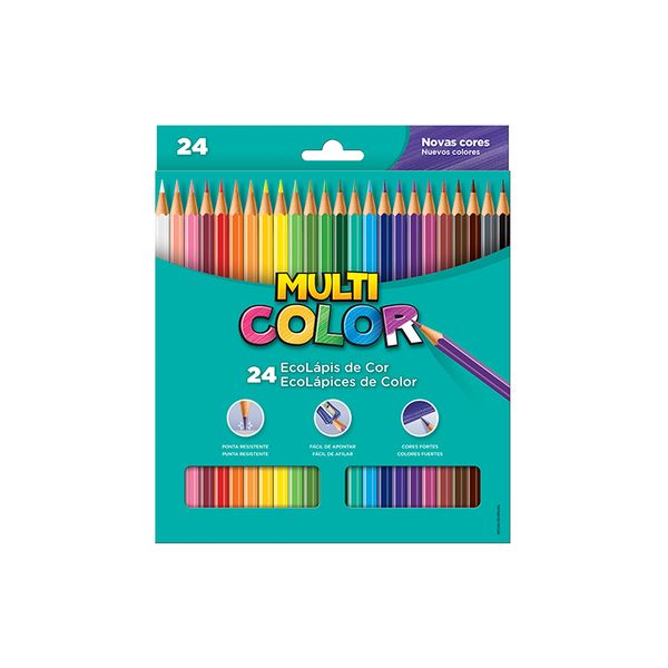 Lápis de Cor Faber-Castell Multicolor Super 24 Cores
