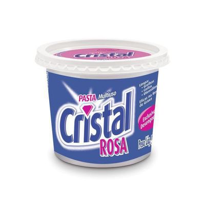 Kit 3 Saponáceo Em Pasta Cristal Rosa 500G