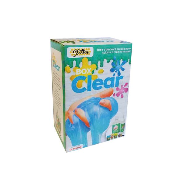 Kit Slime Clear com 6 Peças