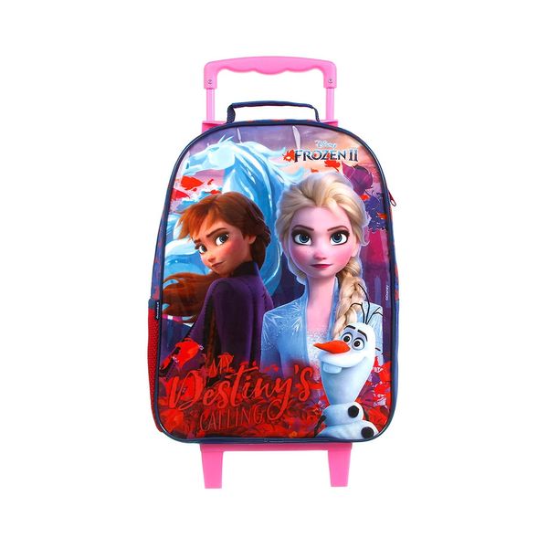 Mochilete Infantil Dermiwil Easy Disney Frozen 2 com Bolsos Laterais Mesh e Elástico