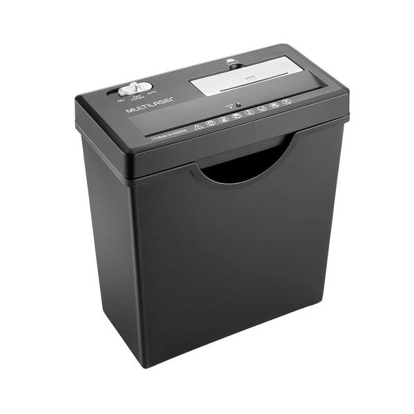 Fragmentadora Multilaser até 7 Folhas A4/ CD e Cartão Magnético 127V Fragmentadora Multilaser até 7 Folhas A4/ CD e Cartão Magnético 127V