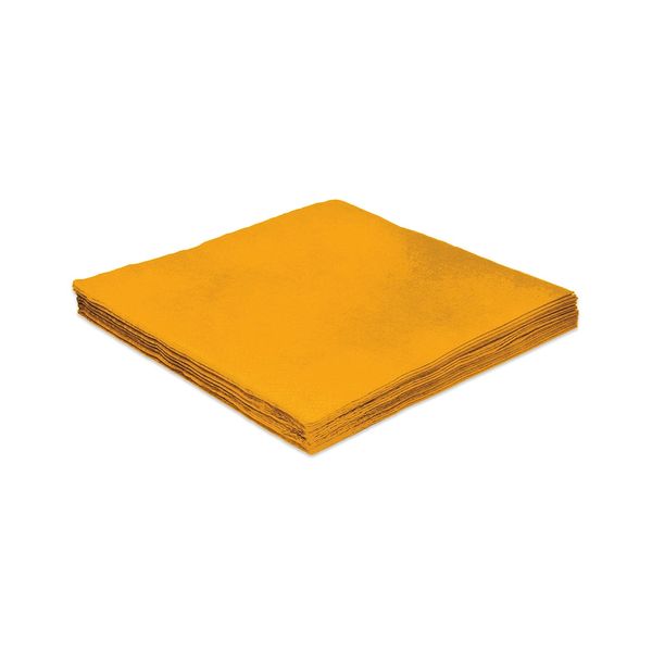 Guardanapo Silver Amarelo 35x35cm com 20 Folhas