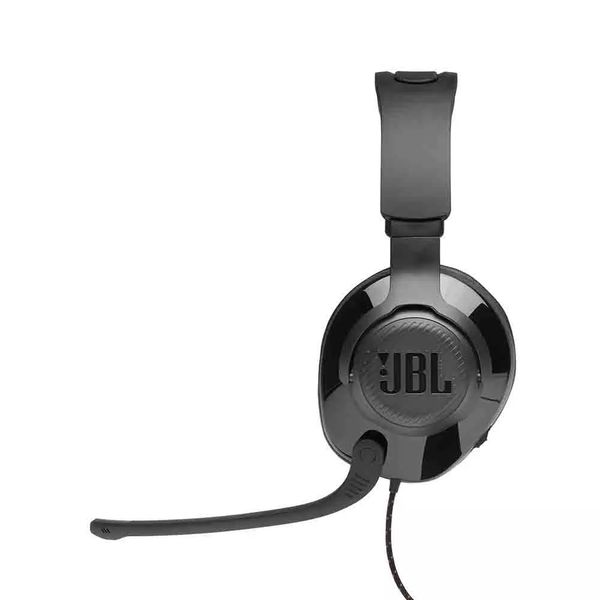Headphone Gamer JBL Quantum 200 com Fio e Microfone Flip-Up Over-Ear Preto