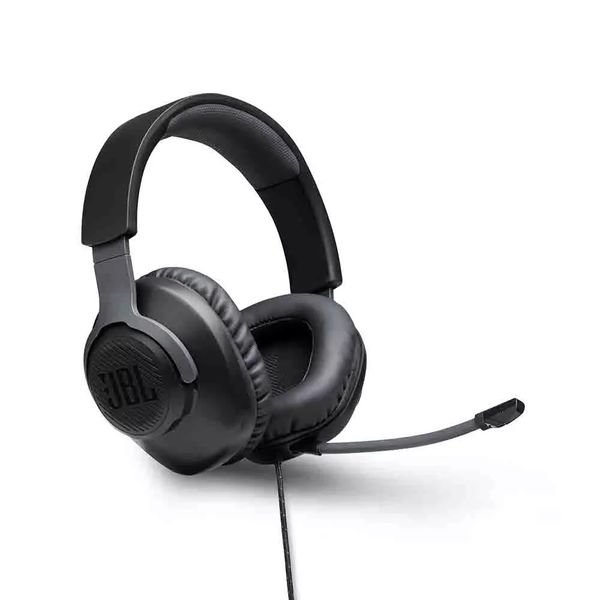 Headphone Gamer JBL Quantum 100 com Microfone Removível Over-ear Gamer Preto