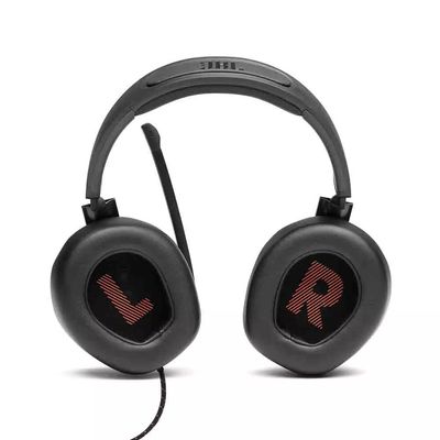 Headphone Gamer JBL Quantum 200 com Fio e Microfone Flip-Up Over-Ear Preto
