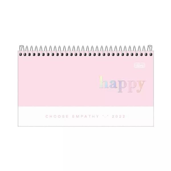 Agenda Bolso Tilibra Espiral Semanal Happy - Item Sortido