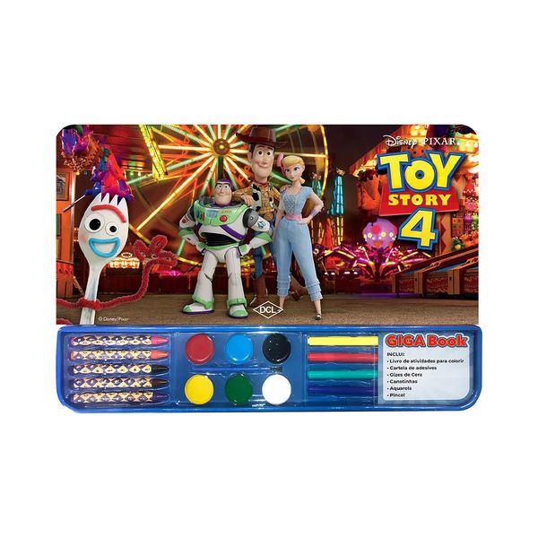 Livro Infantil Colorir Dcl Disney Giga Books Toy Story