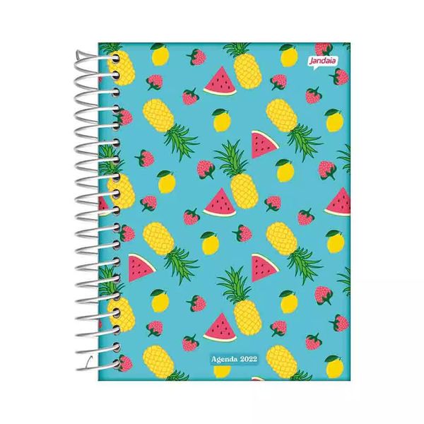 Agenda Diária Jandaia Espiral Le Decorada Feminina 352 Páginas - Item Sortido