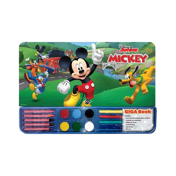 Livro Infantil Colorir Dcl Disney Giga Books Mickey Mouse