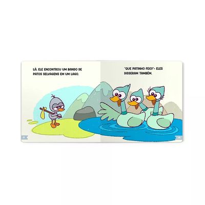 Livro Infantil Culturama Contos Clássicos Galinha Pintadinha Mini e O Patinho Feio